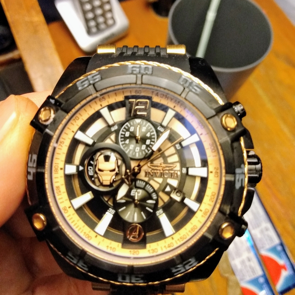 INVICTA LIMITED EDITION MARVEL Tony Stark/Ironman Watch.